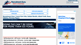 What Recruitment.guru website looked like in 2020 (3 years ago)