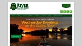 What Rivercanoeclub.org.au website looked like in 2020 (3 years ago)