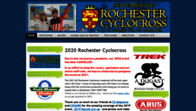 What Rochestercyclocross.com website looked like in 2020 (3 years ago)