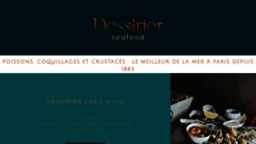 What Restaurantdessirier.com website looked like in 2020 (3 years ago)