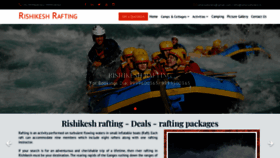 What Rishikeshrafting.co website looked like in 2020 (3 years ago)