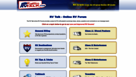 What Rvtalk.com website looked like in 2020 (3 years ago)
