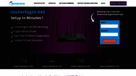 What Routerlognnet.us website looked like in 2020 (3 years ago)