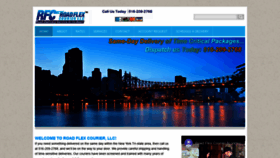 What Roadflexcourier.com website looked like in 2020 (3 years ago)
