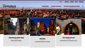 What Rothenburg-tourismus.de website looked like in 2020 (3 years ago)