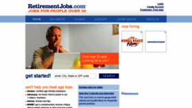 What Retirementjobs.com website looked like in 2020 (3 years ago)