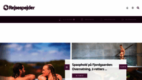 What Rejsespejder.dk website looked like in 2020 (3 years ago)