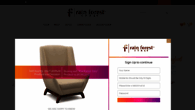 What Rainforestitaly.com website looked like in 2020 (3 years ago)
