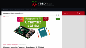 What Raspi-tr.com website looked like in 2020 (3 years ago)
