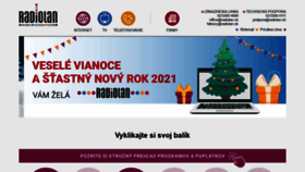 What Radiolan.sk website looked like in 2020 (3 years ago)