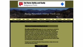 What Rockymountainhikingtrails.com website looked like in 2020 (3 years ago)