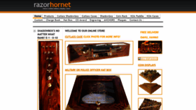 What Razorhornet.com website looked like in 2020 (3 years ago)