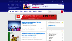 What Recursos1clic.es website looked like in 2020 (3 years ago)
