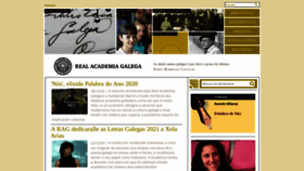 What Realacademiagalega.org website looked like in 2020 (3 years ago)