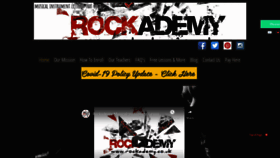 What Rockademy.co.uk website looked like in 2020 (3 years ago)
