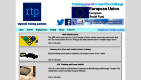 What Rtp-training.co.uk website looked like in 2020 (3 years ago)