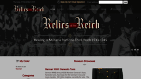 What Relicsofthereich.com website looked like in 2020 (3 years ago)