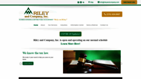 What Rileyandcompany.com website looked like in 2020 (3 years ago)