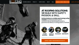 What Roofingsolutionsla.com website looked like in 2020 (3 years ago)