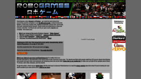 What Robogames.net website looked like in 2020 (4 years ago)