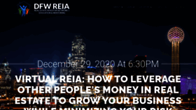 What Reiadfw.com website looked like in 2021 (3 years ago)