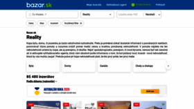 What Reality.bazar.sk website looked like in 2021 (3 years ago)