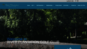 What Riverplantationgolfclub.com website looked like in 2021 (3 years ago)