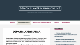 What Readdemonslayer.com website looked like in 2021 (3 years ago)