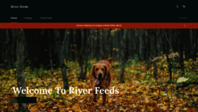 What Riverfeeds.com website looked like in 2021 (3 years ago)