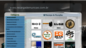 What Recargademunicao.com.br website looked like in 2021 (3 years ago)