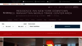 What Residenceinnnewyork.com website looked like in 2021 (3 years ago)