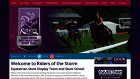 What Ridersofthestorm.co.uk website looked like in 2021 (3 years ago)