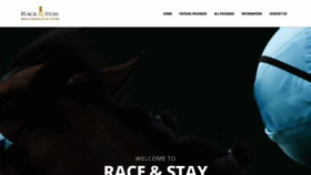 What Raceandstay.com website looked like in 2021 (3 years ago)