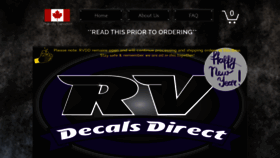 What Rvdecalsdirect.com website looked like in 2021 (3 years ago)