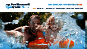 What Romanellipools.com website looked like in 2021 (3 years ago)