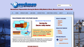 What Rauckman.com website looked like in 2021 (3 years ago)