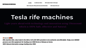 What Rifemachineusa.com website looked like in 2021 (3 years ago)