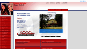 What Roxannemccaslin.com website looked like in 2021 (3 years ago)