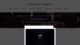 What Royalmontacademy.org website looked like in 2021 (3 years ago)
