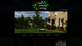 What Rodgerslandscapeinc.com website looked like in 2021 (3 years ago)