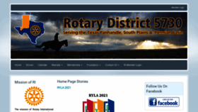 What Rotary5730.org website looked like in 2021 (3 years ago)