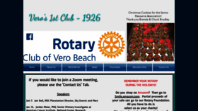 What Rotaryofverobeach.com website looked like in 2021 (5 years ago)