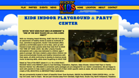 What Rockinkidsburbank.com website looked like in 2021 (3 years ago)