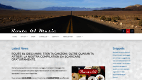 What Route61music.com website looked like in 2021 (3 years ago)