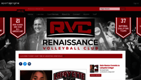 What Renaissancevolleyball.com website looked like in 2021 (3 years ago)