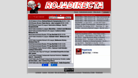What Rojadirecta.cat website looked like in 2021 (3 years ago)