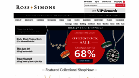 What Ross-simons.com website looked like in 2021 (3 years ago)