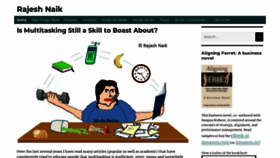 What Rajeshnaik.com website looked like in 2021 (4 years ago)
