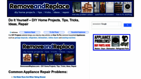 What Removeandreplace.com website looked like in 2021 (3 years ago)