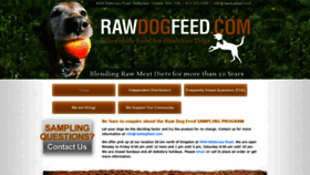 What Rawdogfeed.com website looked like in 2021 (3 years ago)